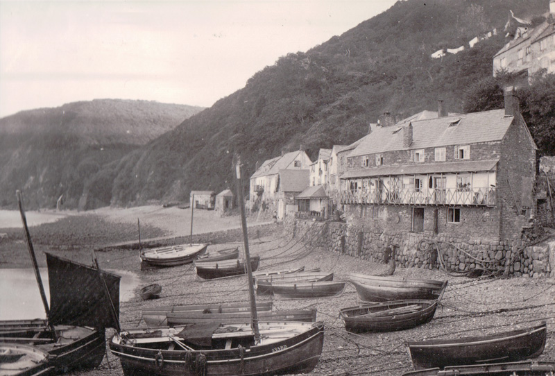 Clovelly Harbour, September 1877