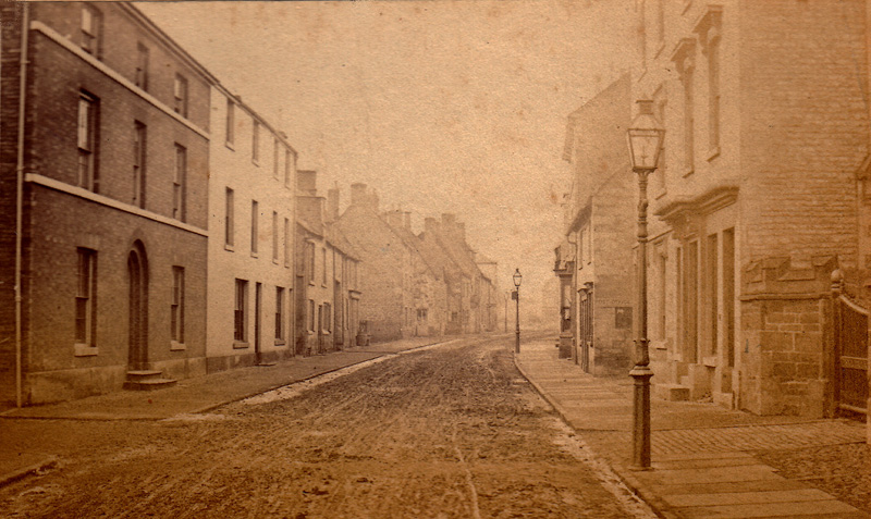 High Street West, 1861 (Uppingham School Archives)